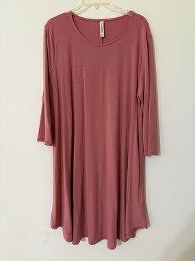 Rose Mauve Swing Dress